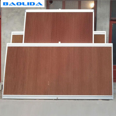 품질  Greenhouse Cooling System Pad With Aluminum / Galvanized / Stainless Steel Frame 공장