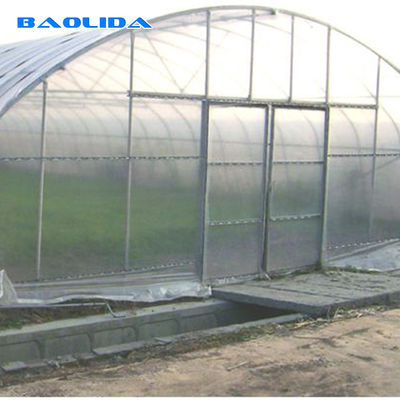 경작하는 야채를 위한 단동 플라스틱 터널 온실 폴리에틸렌 필름 온실